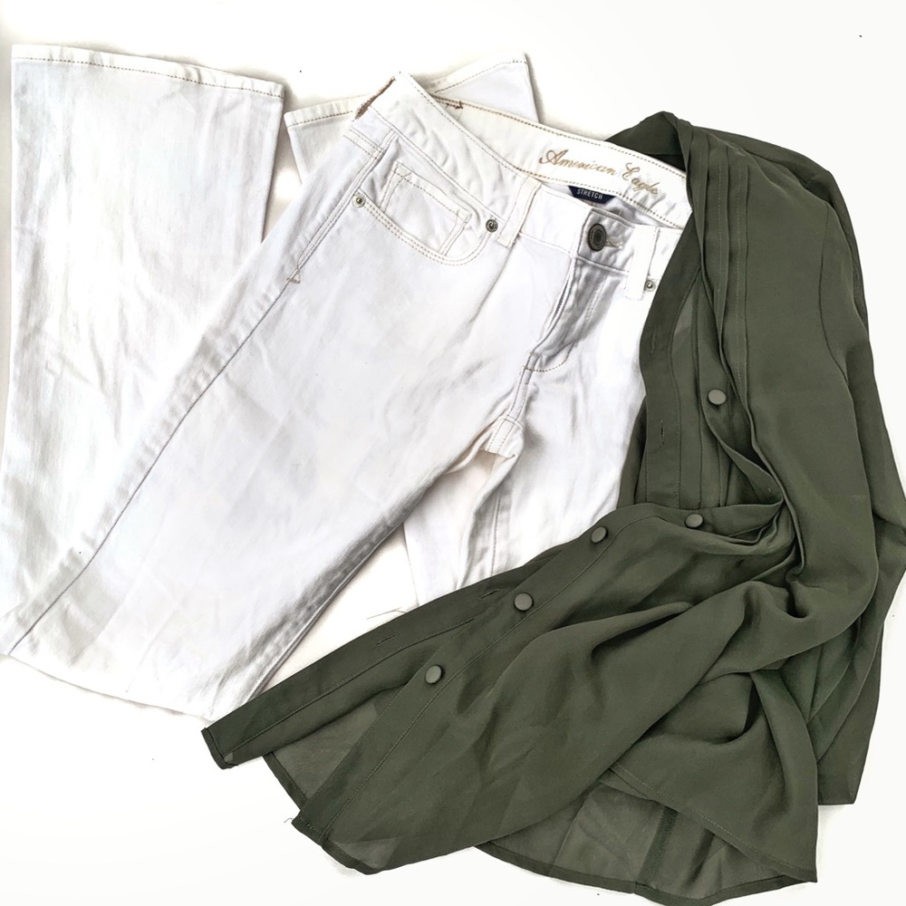 American Eagle Skinny Kicker Jeans